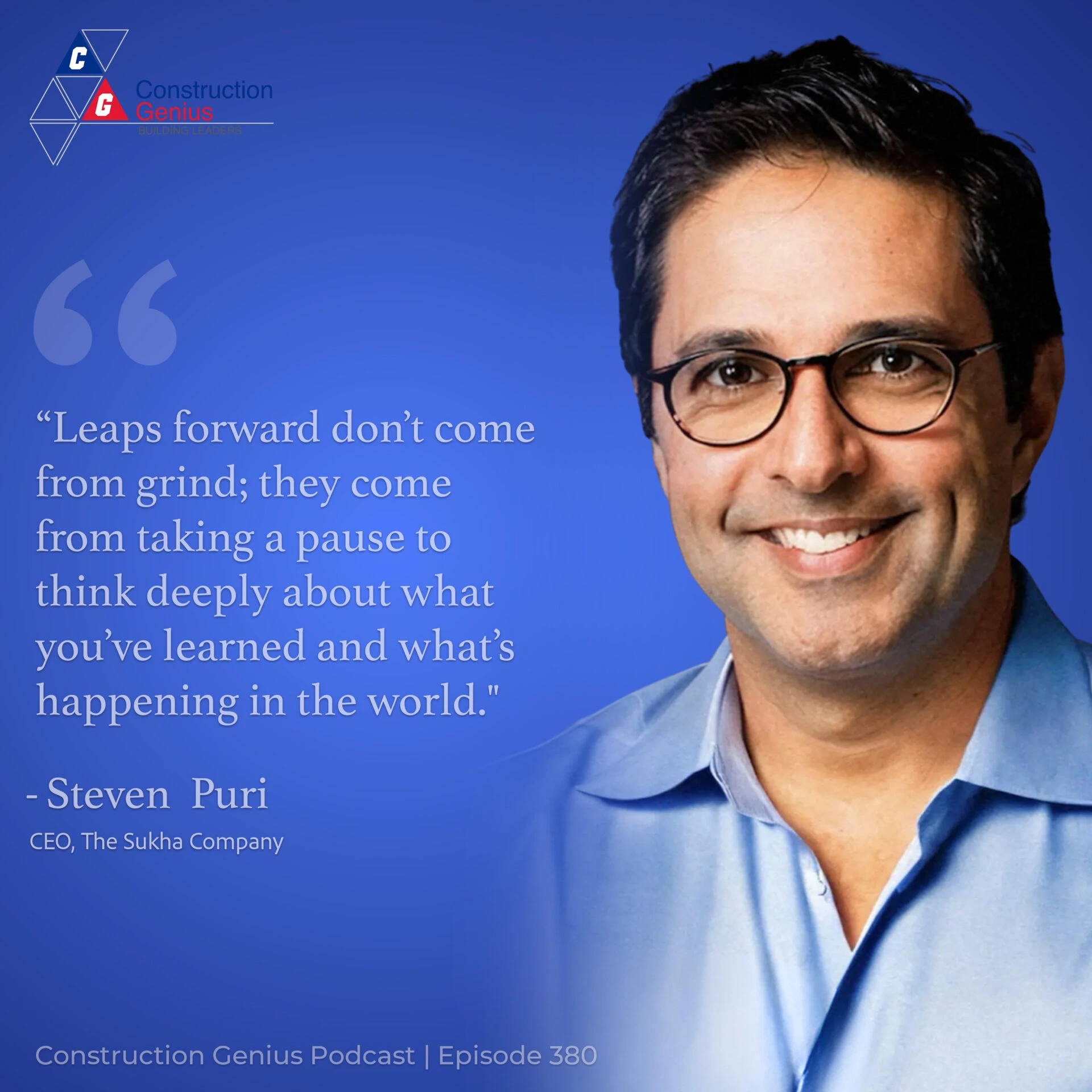 Construction Genius podcast with Steven Puri